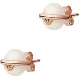 Emporio Armani Women's Stud Earrings - Rose Gold/Pearl