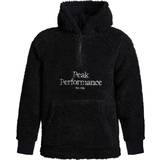 Peak Performance Överdelar Barnkläder Peak Performance JR Original Pile HZ Hood - Black
