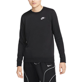 16 - Dam - Sweatshirts Tröjor Nike Sportswear Club Fleece Crew-Neck Sweatshirt Women's - Black/White