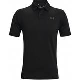 Herr - Svarta Pikétröjor Under Armour T2G Polo Shirt Men - Black/Pitch Grey