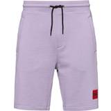 Hugo Boss Jersey Byxor & Shorts HUGO BOSS Logo Patch Relaxed Fit Shorts - Light/Pastel Purple