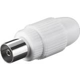 Pro Normkomponenter Pro Coaxial socket with screw fixing