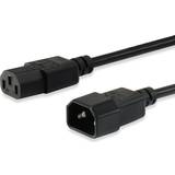 Equip Elkablar Equip Utrusta kall enhetsförlängningskabel C13 till IEC C14 stickpropp/uttag 3 m svart