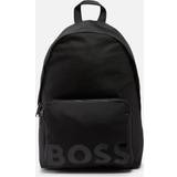 Hugo Boss Large Logo Zip -UP Backpack - Black