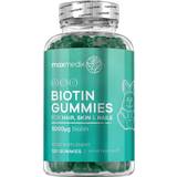 Maxmedix Kosttillskott Maxmedix Biotin Gummies för Hår, Hud & Naglar 60 godisvitaminer Naturigt Tillskott Med zink och vitaminer