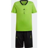 adidas Junior Football-Inspired X Summer Set - Semi Solar Green/Black (HG6785)