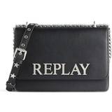 Replay Axelremsväskor Replay Women's Fw3000 Handbag, 098 Black, L 25 X H 17 X 7 D cm