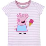Rosa T-shirts Barnkläder Peppa Pig "Barn T-shirt med kortärm (Storlek: år)