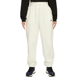 Oversize Byxor & Shorts Nike Sportswear Phoenix Fleece High-Rise Trousers Women's - Sail/Black