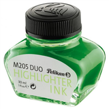 Pelikan Pennor Pelikan highlighter bläck i glas, klargrönt fluorescerande bläck för märkning och skrivning med 1 st (339580)