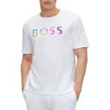 Hugo Boss Dam - Lila T-shirts HUGO BOSS T-shirt 'Love' mörklila