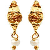Maanesten Lucca Earrings - Gold/Moonstone