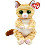 Mjukisdjur leksak katt leksaker Beanie Bellies Mango Gold Cat 20cm