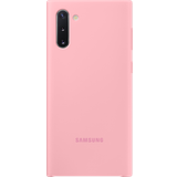 Mobiltillbehör Samsung Silikonfodral Rosa Note10