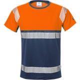 Herr - Orange T-shirts Fristads T-shirt, Varsel