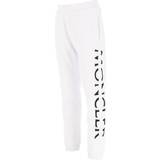Moncler Bomull - Vita Byxor & Shorts Moncler Men's Embroidered Strike Out Cotton Sweatpants