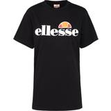 Ellesse Dam - Vita T-shirts Ellesse – t-shirt boyfriend-modell med logga-Svart/a