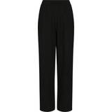 Linne Byxor & Shorts Neo Noir Sonar Linen Pants - Black