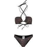 Urban Classics Ladies AOP Hot V Bikini Bikini-set Dam leopard