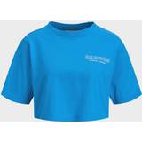 Jack & Jones JJXX – Klarblå t-shirt kort design med logga