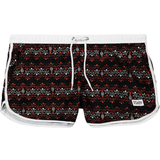 Frank Dandy St Paul Swim Shorts - Black/Red