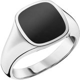 Klackring silver Thomas Sabo Classic Ring - Silver/Black