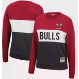 Mitchell & Ness Chicago Bulls Hardwood Classics Colorblock 2.0 Pullover Sweatshirt W