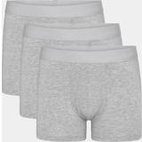 Bambu Boxershorts Barnkläder JBS Boy's Underpants 3-pack - Light Gray Melange