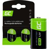 C (LR14) - Laddningsbara standardbatterier Batterier & Laddbart Green Cell GR13 Compatible