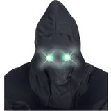 Maskerad Ani-Motion masker Widmann Faceless Mask with Glowing Green Eyes
