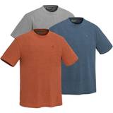 Pinewood T-shirt 3-Pack Men - L.Grey/Terrac/D.Dive
