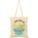 Grindstore Save The Whales Tote Bag - Cream
