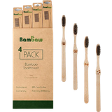 Bambaw Bamboo Toothbrush Hard 4-pack