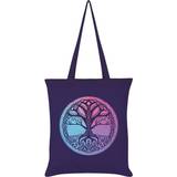 Lila Tygkassar Grindstore Tree Of Life Tote Bag - Purple/Pink/Blue
