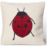 Ferm Living Barnrum Ferm Living Forest Embroidered Cushion Ladybird