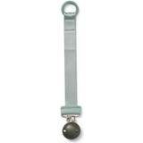 Polyester Napphållare Elodie Details Pacifier Clip Wood Hazy Jade