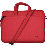 Dragkedja - Röda Datorväskor Trust Bologna Laptop Bag - Red