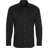 Eterna Long Sleeve Shirt 3377 F170 - Black