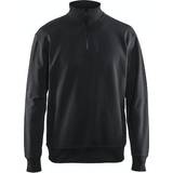 Herr - Sweatshirts Tröjor Blåkläder Hlaf Zip Sweatshirt - Black