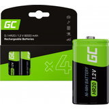 Batterier - D (LR20) - Laddningsbara standardbatterier Batterier & Laddbart Green Cell GR16 Compatible