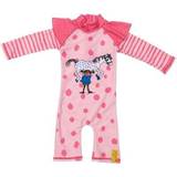 Flickor UV-dräkter Barnkläder Swimpy Pippi UV Suit - Pink