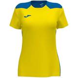 Joma Short Sleeve Women Championship Vi T-shirt - Yellow/Royal Blue