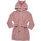 Bebisar Nattplagg Pippi Organic Hooded Bath Robe - Misty Rose (5201-524)