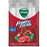Körsbär Tuggummi Vicks Fruity Fresh Cherry & Eucalyptus 72g