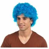 Blå - Unisex Peruker BigBuy Carnival Teddy Bear with Curly Hair Blue