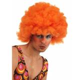BigBuy Carnival Curly Hair Wig Orange