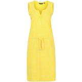 Regatta Womens/Ladies Fahari Ditsy Print Casual Dress (Maize Yellow) Cotton