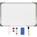 Magnetisk whiteboard vidaXL Magnetisk whiteboard vit 60x40 cm stål