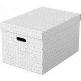 Kontorsmaterial Esselte Hemförvaringsbox Large, 3-pack, vit