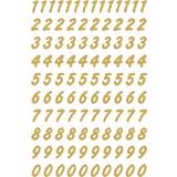 Märkmaskiner & Etiketter Herma etikett siffror 1-9 8mm guld